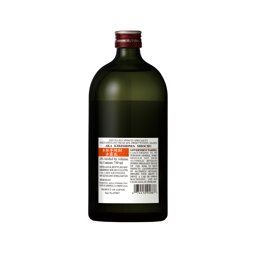 KIRISHIMA SWEET POTATO SHOCHU AKAKIRISHIMA 750ml 05887 – Wismettac