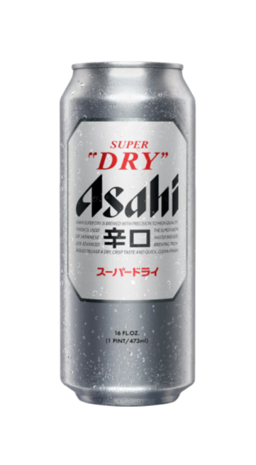 ASAHI SUPER DRY BEER 6/4pk/16 oz CAN 77338 – Wismettac Asian Foods