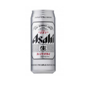 ASAHI SUPER DRY BEER 16.9oz (500ml) CAN 06205A