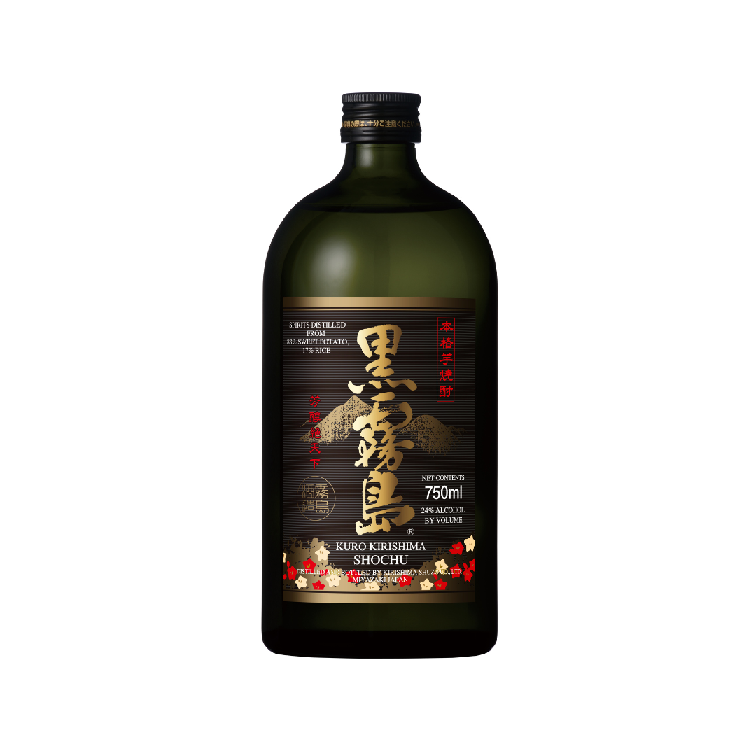 Kuro Kirishima Sweet Potato Shochu 750ml 06825 – Wismettac Asian Kuro Kirishima Sweet Potato Shochu 750ml 06825 – Wismettac Asian