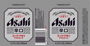 ASAHI SUPER DRY BEER 24/12oz CAN 00095A