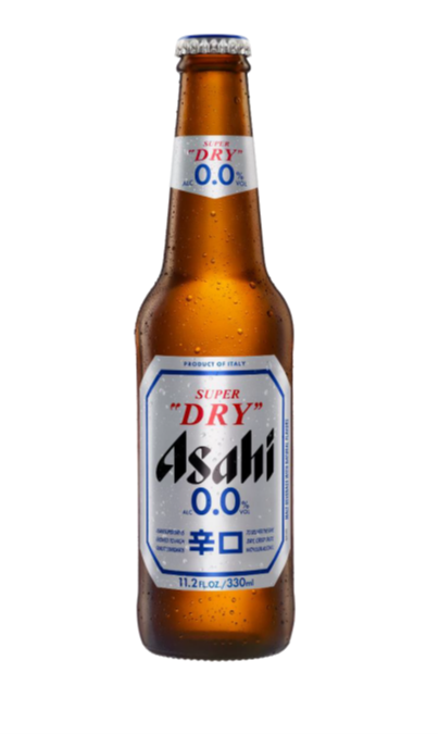 ASAHI SUPER DRY 0.0% NON ALCOHOLIC 330ML 76245 – Wismettac Asian ASAHI SUPER DRY 0.0% NON ALCOHOLIC 330ML 76245 – Wismettac Asian