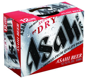 ASAHI SUPER DRY BEER 12/12oz CAN 00093A