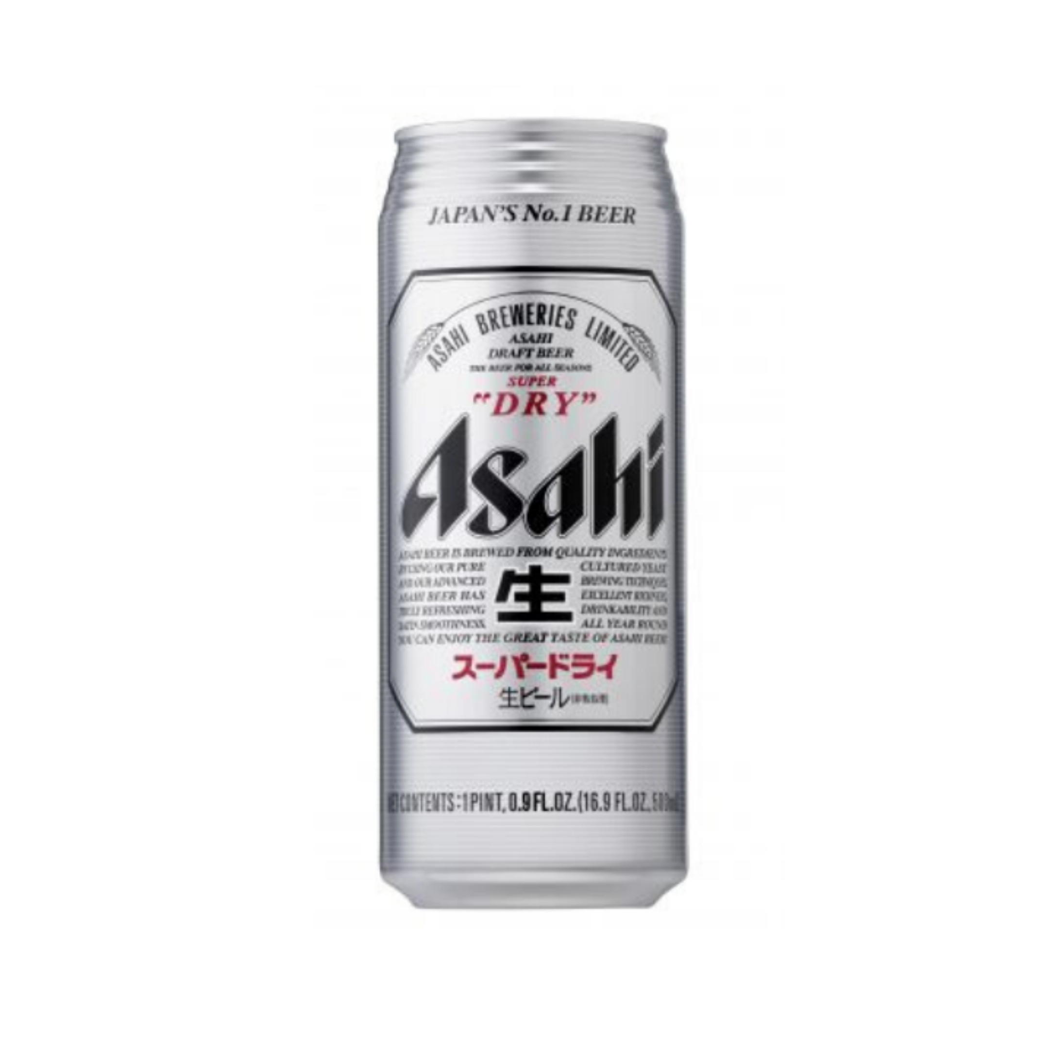ASAHI SUPER DRY BEER 16.9oz (500ml) CAN 06205A – Wismettac Asian 